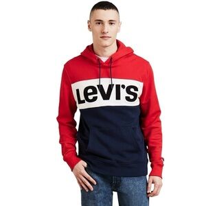 LEVI’S Vintage Hoodie | Unisex Large | Red White Blue